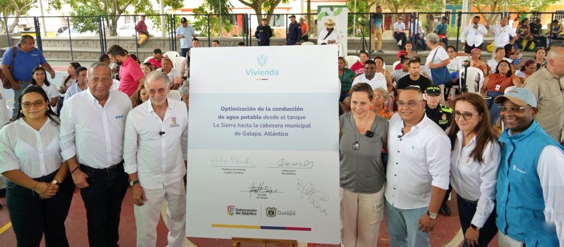 Alcalde Galapa convenio agua