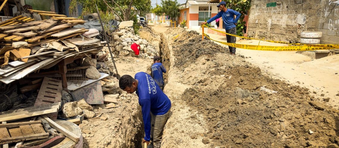 Alcantarillado barrio Primero de Mayo, Soledad