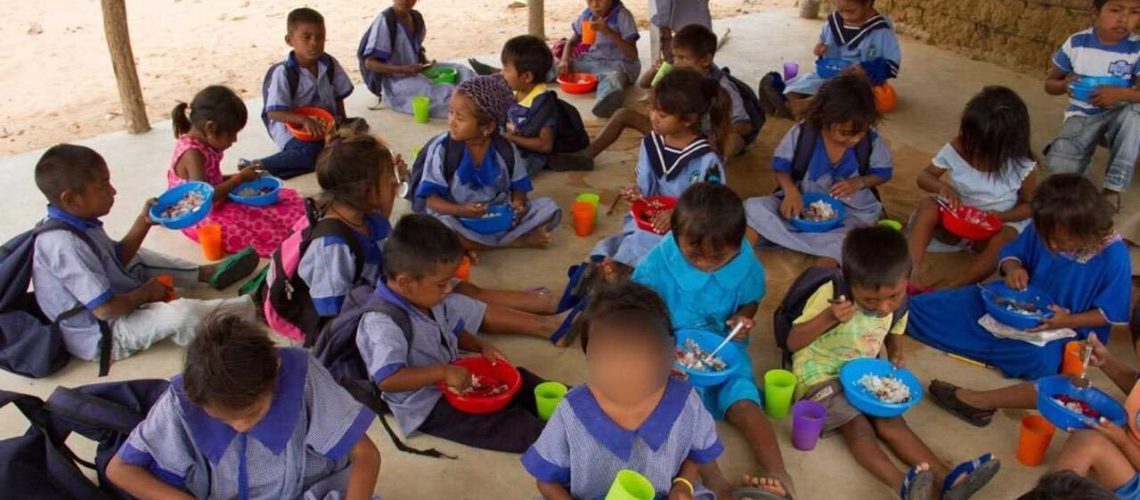 Alimentación niños La Guajira