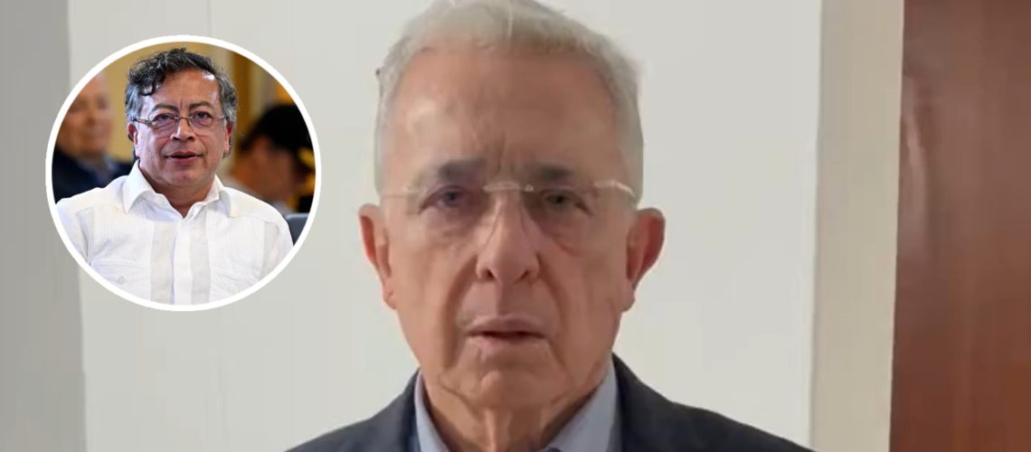 Álvaro Uribe y Gustavo Petro