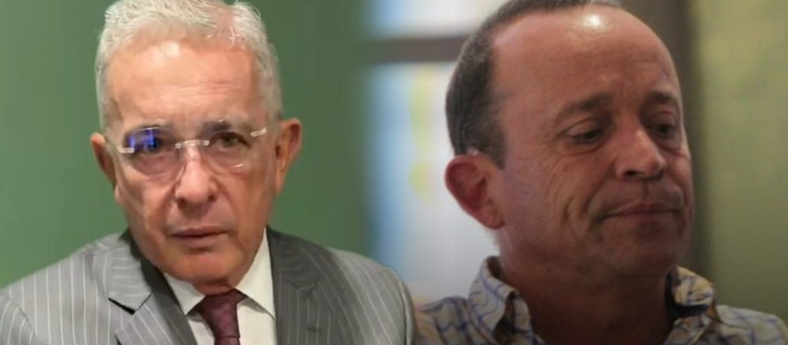 Álvaro Uribe y Santiago Uribe