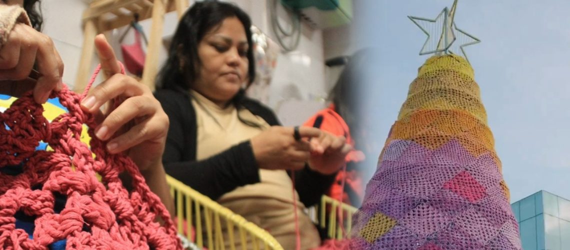 Árbol Navidad croché Barranquilla (1)