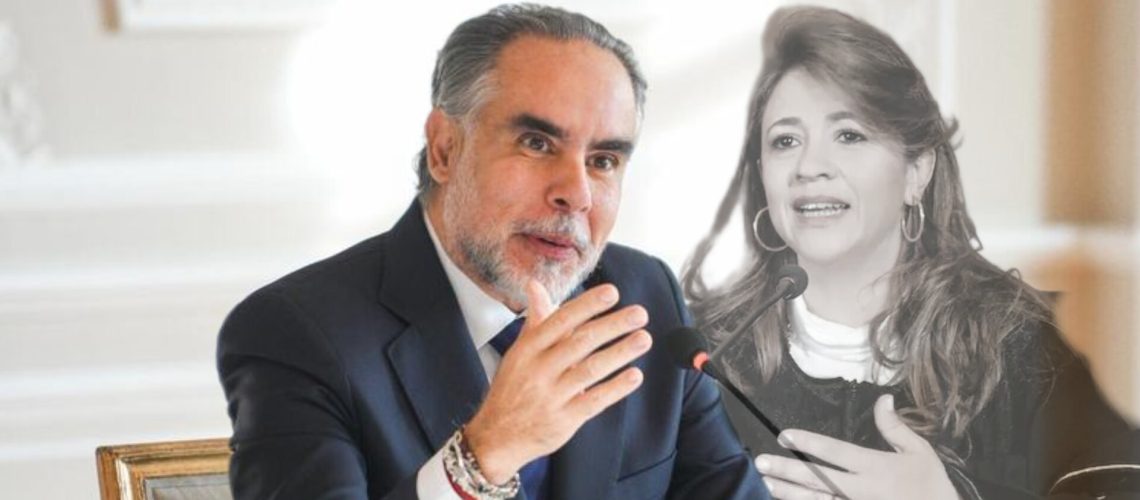 Armando Benedetti y Cristina Lombana