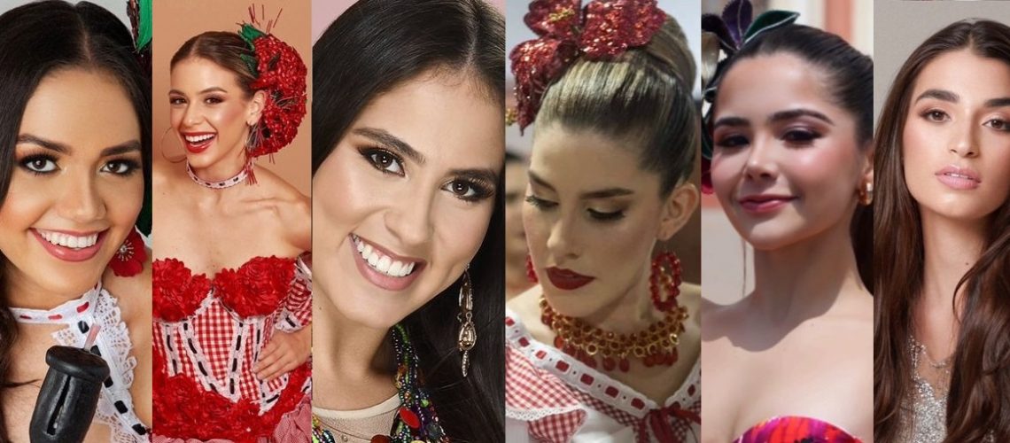 Aspirantes reina Carnaval Barranquilla 2024 1