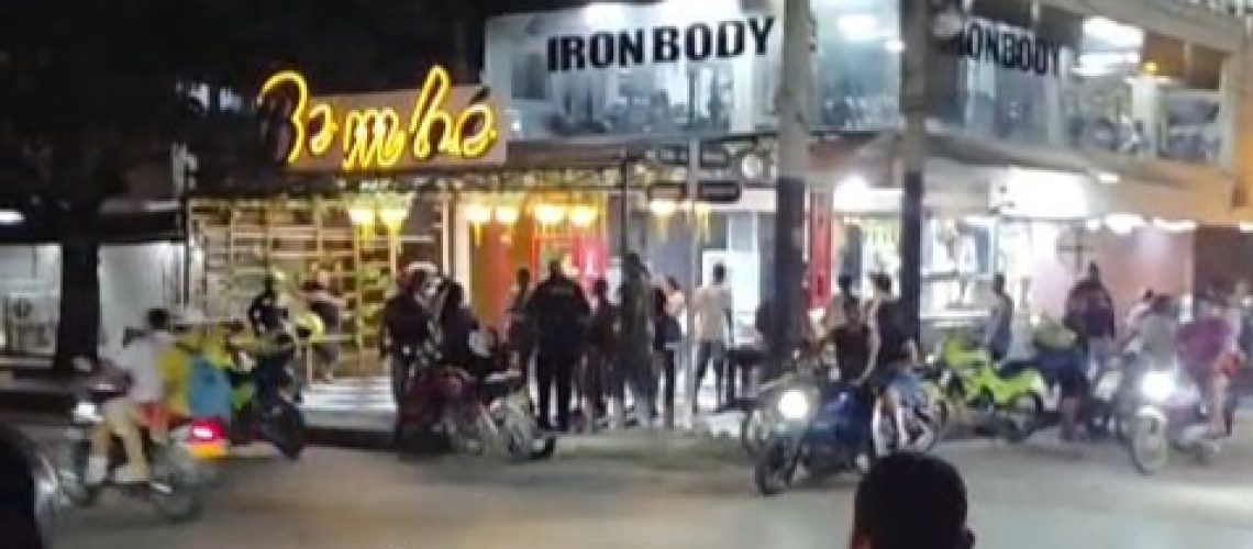 Ataque extorsivo negocios urbanización El Parque