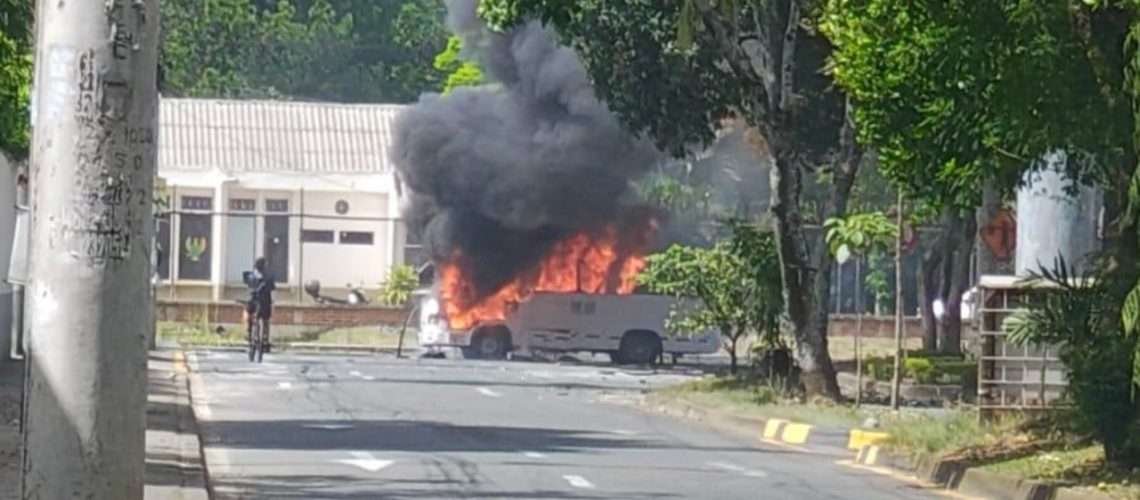 Ataque terrorista cantón militar Cali
