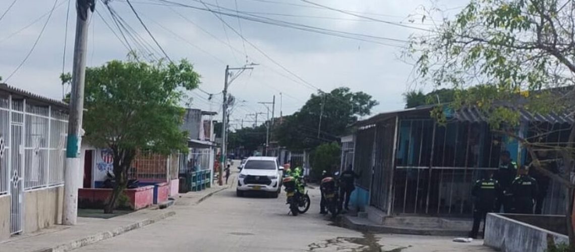 Atentado a bala barrio Las Malvinas (1)