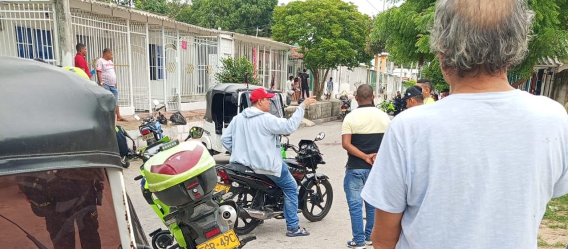 Atentado barrio El Carmen Malambo