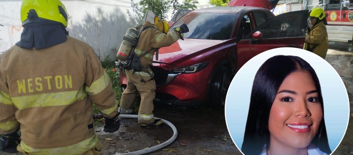 Atentado carro esposo concejala Malambo (5)