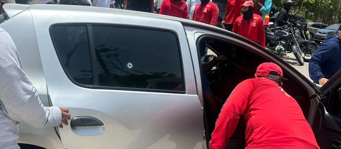 Atentado conductor de carro carrera 53 con Circunvalar