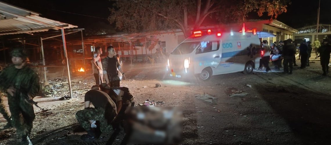 Base militar atacada en Aguachica (1)