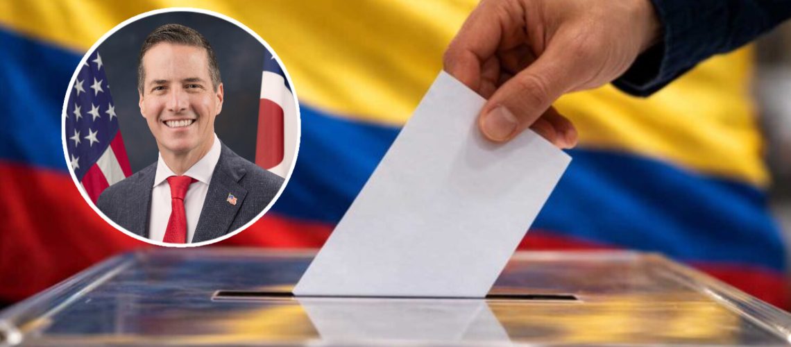 Bernie Moreno, observador electoral en Colombia