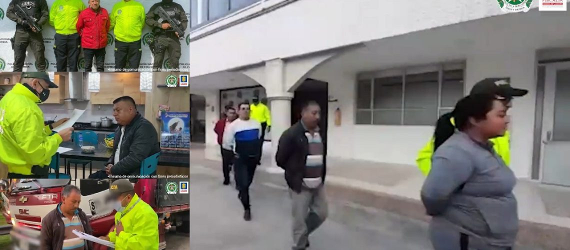 Caen colombianos pedidos por EE. UU. y España