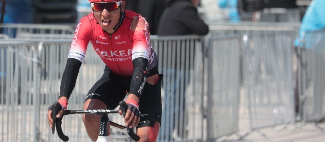 Caída de Nairo Quintana en Turquía1