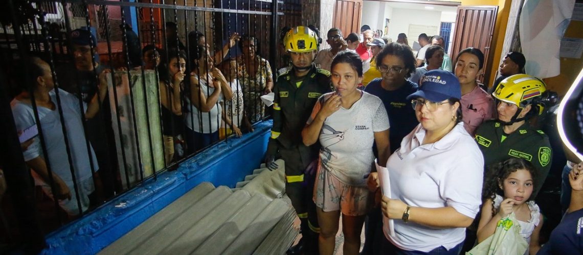 Calamidad pública por vendaval en Soledad