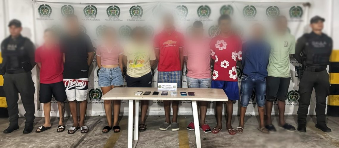 Captura 9 presuntos extorsionistas de los Costeños en Barranquilla, Galapa y Soledad