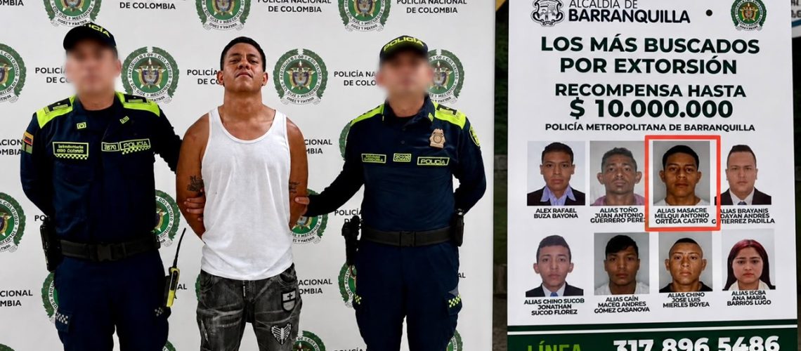 Captura Cartagena los más buscados Barranquilla 2