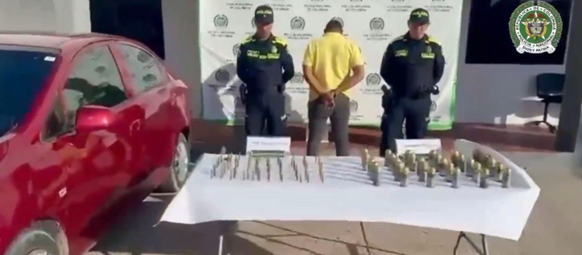 Captura alias Cholo ACSN e incautación de granadas y cartuchos en La Guajira
