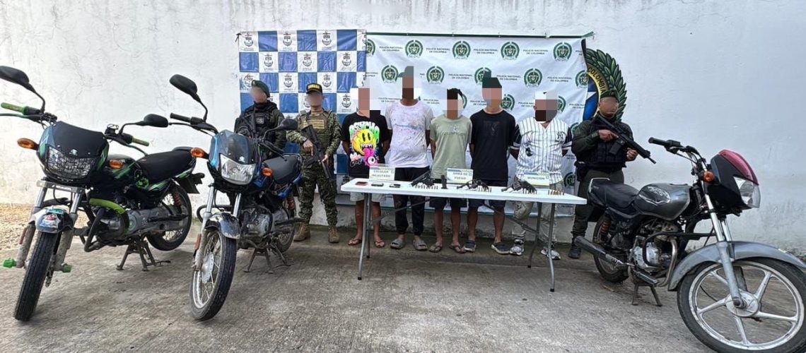 Captura cinco Clan del Golfo en Sucre