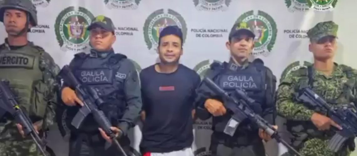 Captura de alias Junior del Clan del Golfo, uno de los más buscados en Bolívar