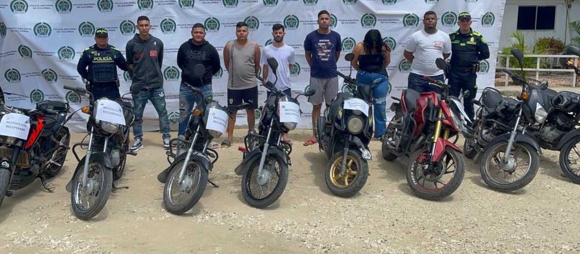 Captura de banda que hurtaba motocicloetas en el área metropolitana de Barranquilla