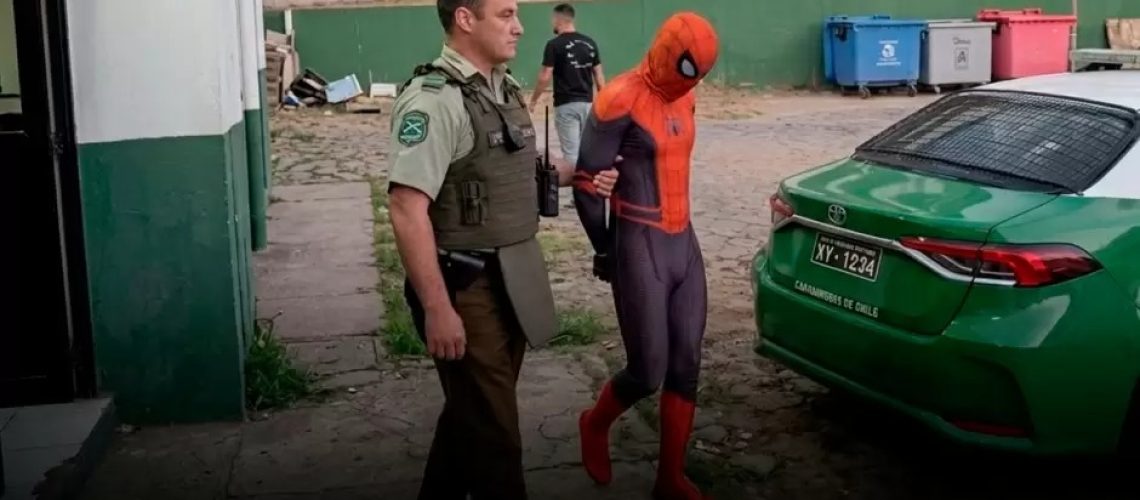 Captura del Hombre Araña en Chile