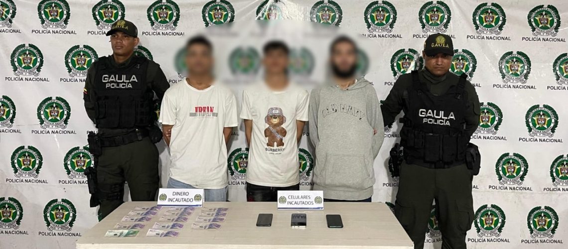 Captura extorsión SImón Bolívar Barranquilla