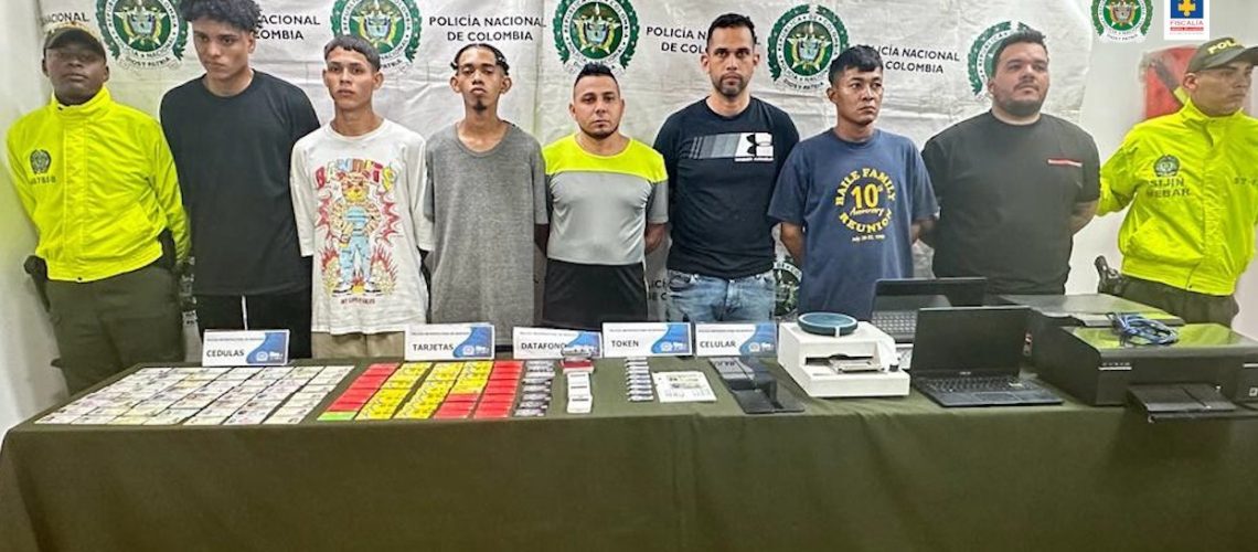 Captura falsificación cédulas