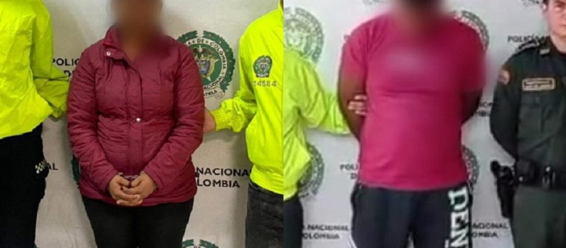 Captura pareja abuso menor Manangué
