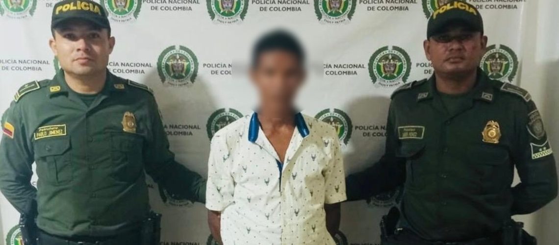 Captura por agredir a su padre Luruaco (1)