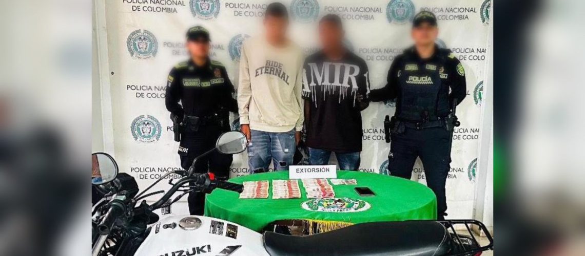 Captura presunto extorsionista Cristo Rey Malambo