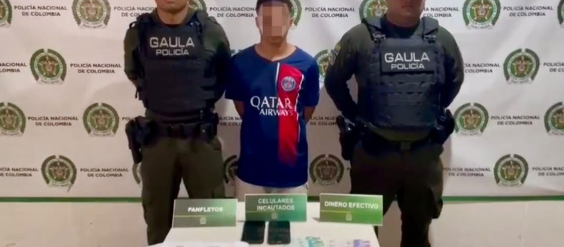 Captura presunto extorsionista Polonuevo (1)