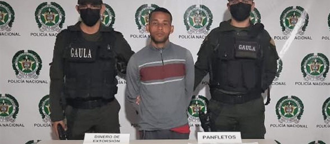 Captura presunto extorsionista de Los Costeños
