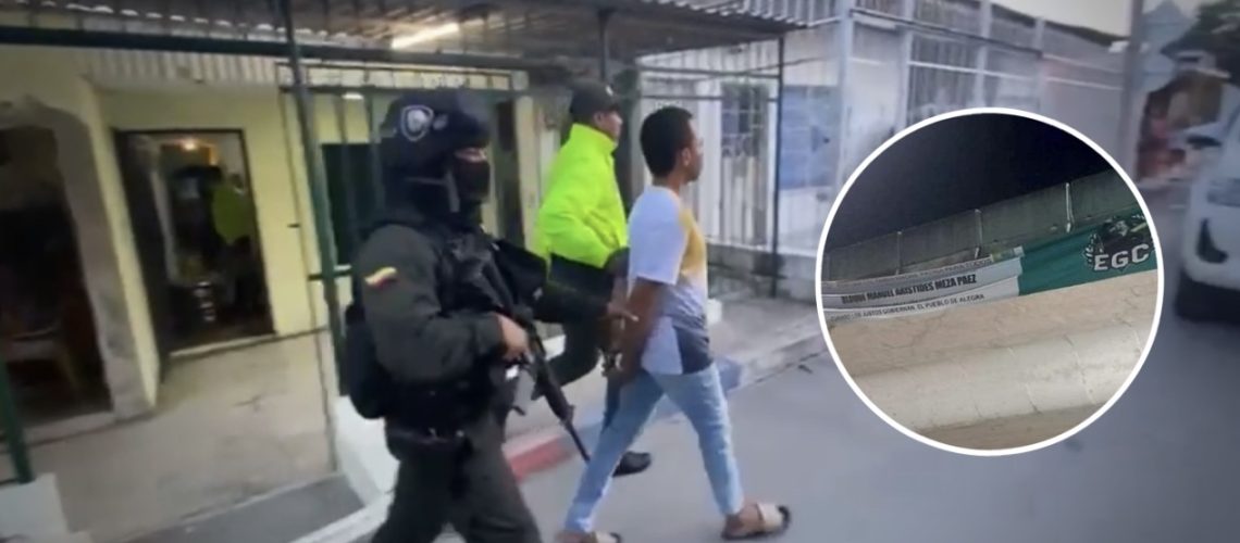 Captura presunto miembro Clan del Golfo Barranquilla (3)