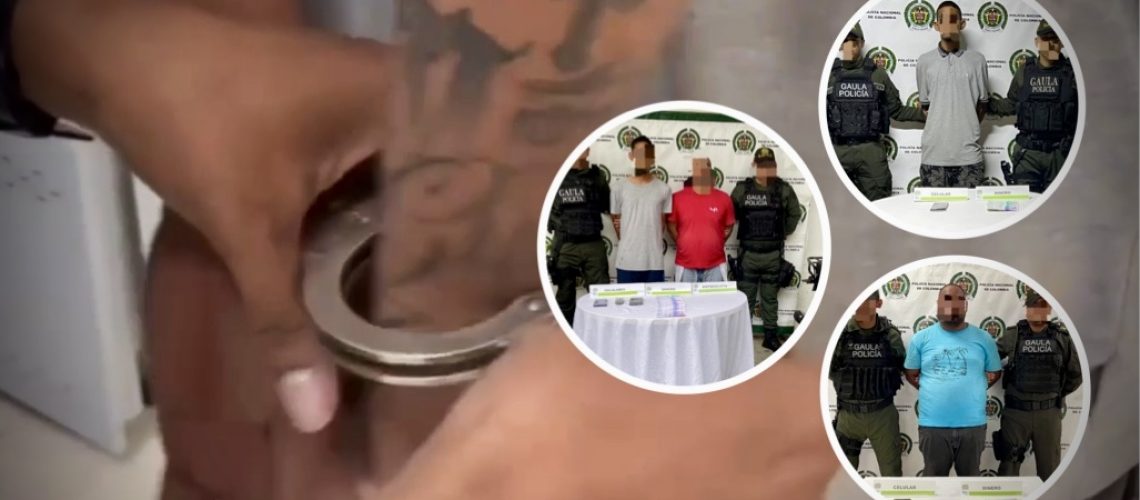 Captura presuntos extorsionistas Cartagena