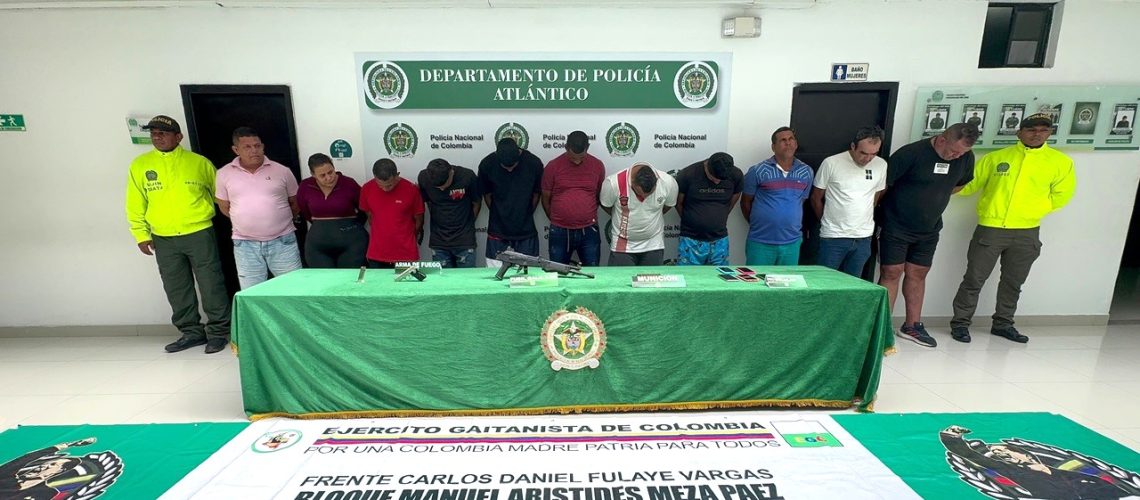 Captura presuntos miembros Clan del Golfo Atlántico
