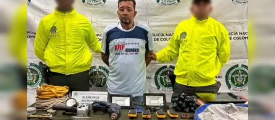 Captura señalado hurto Seminario Salgar 1