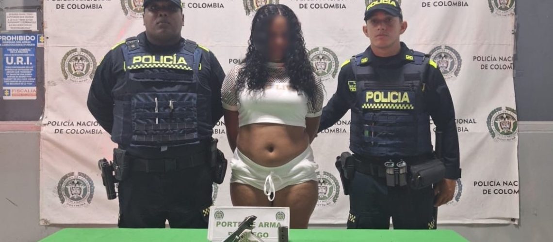 Capturada porte arma Barranquilla 2