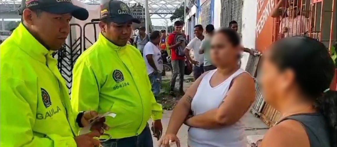 Capturadas extorsión AGC Barranquilla (2)