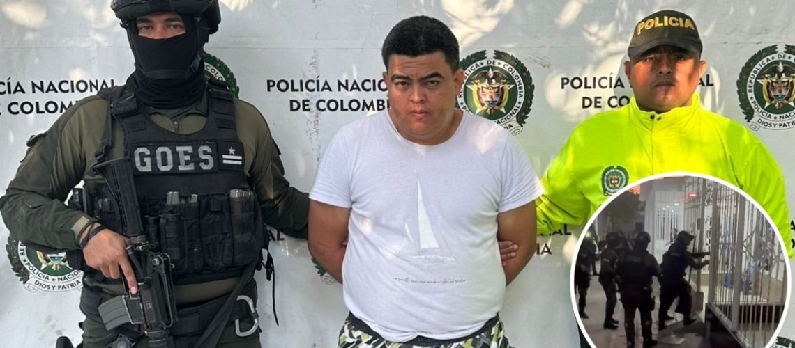 Capturado Pacheco en Rebolo, Barranquilla