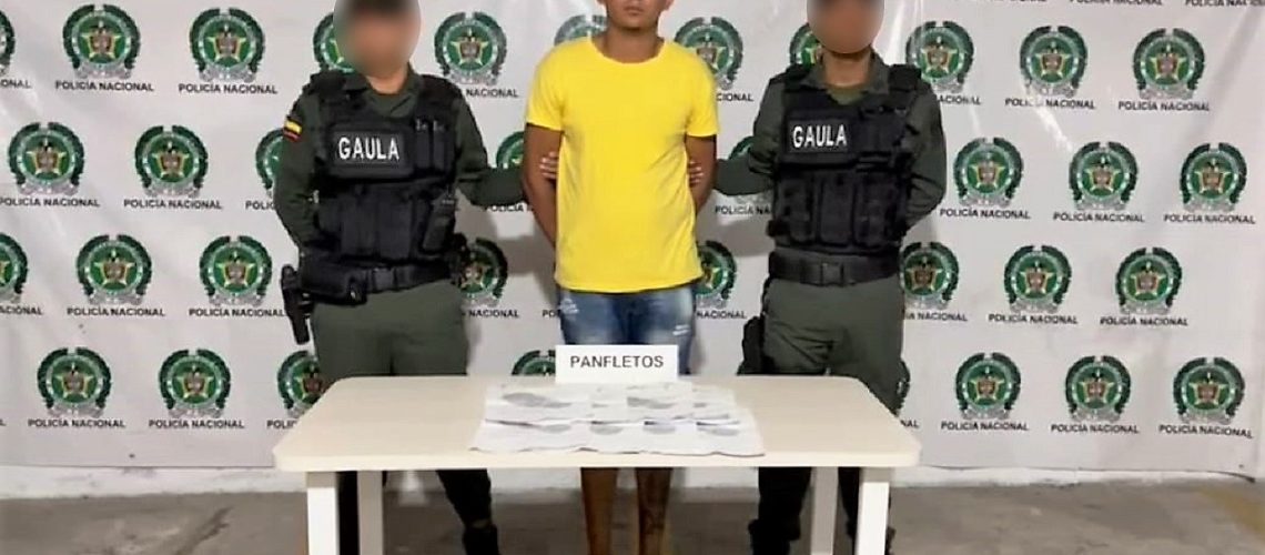 Capturado alias Junior Malambo