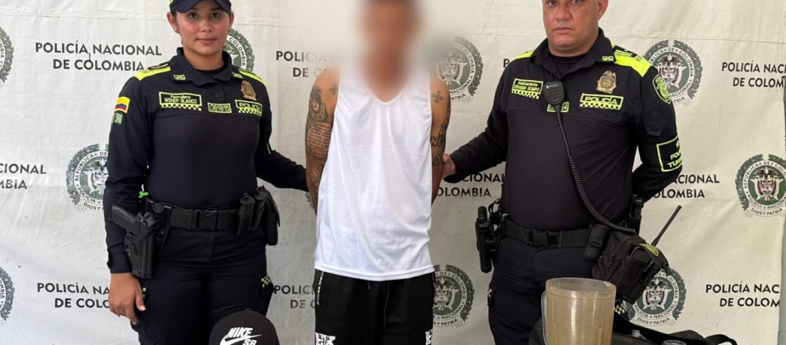 Capturado con marihuana