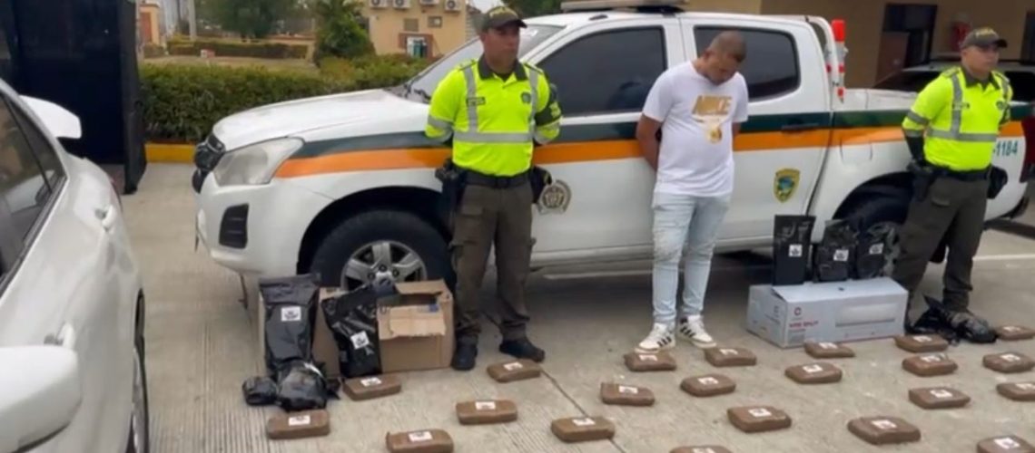 Capturado con marihuana via al mar Puerto Colombia