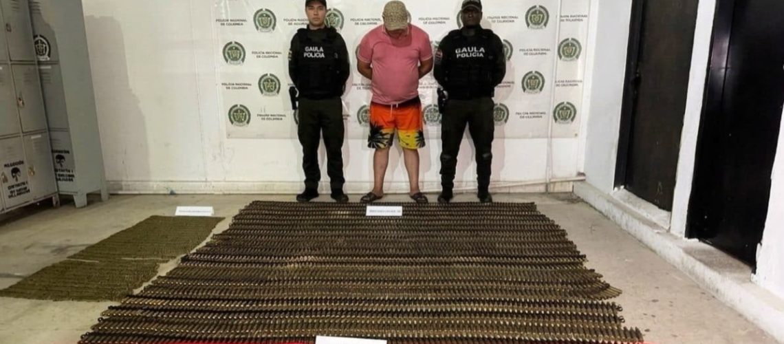 Capturado con municiones para el ELN en Aguachica