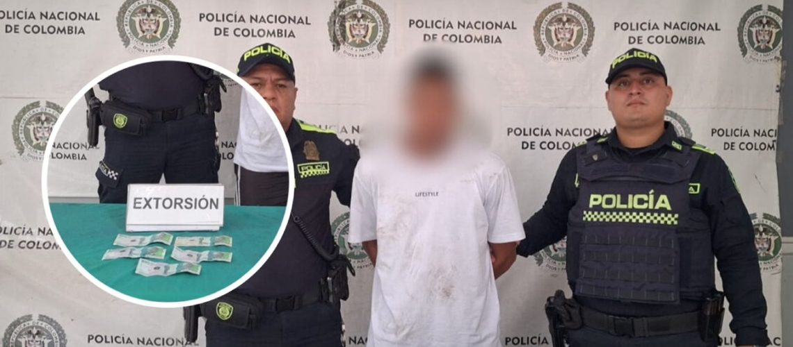 Capturado extorsión San Roque