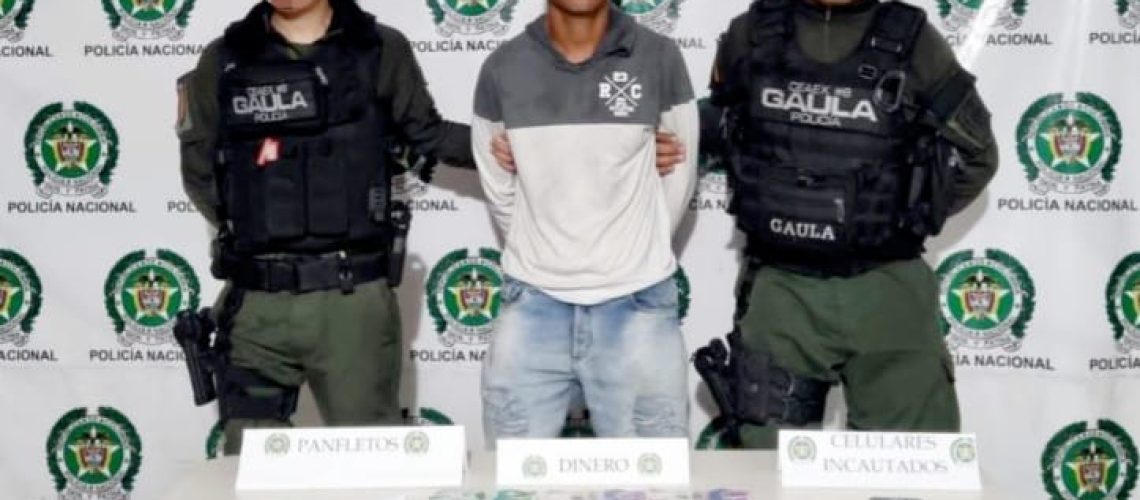 Capturado extorsión