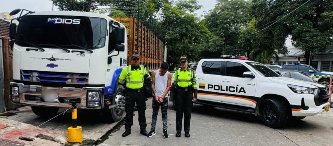 Capturado hurto camión Barranquilla (1)