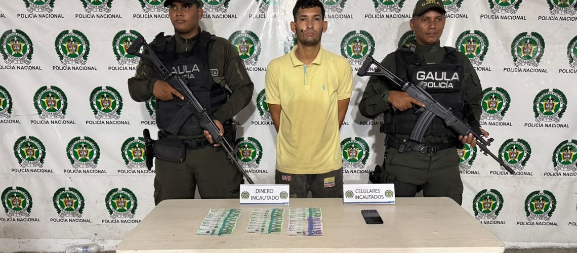 Capturado por extorsión en Barranquilla