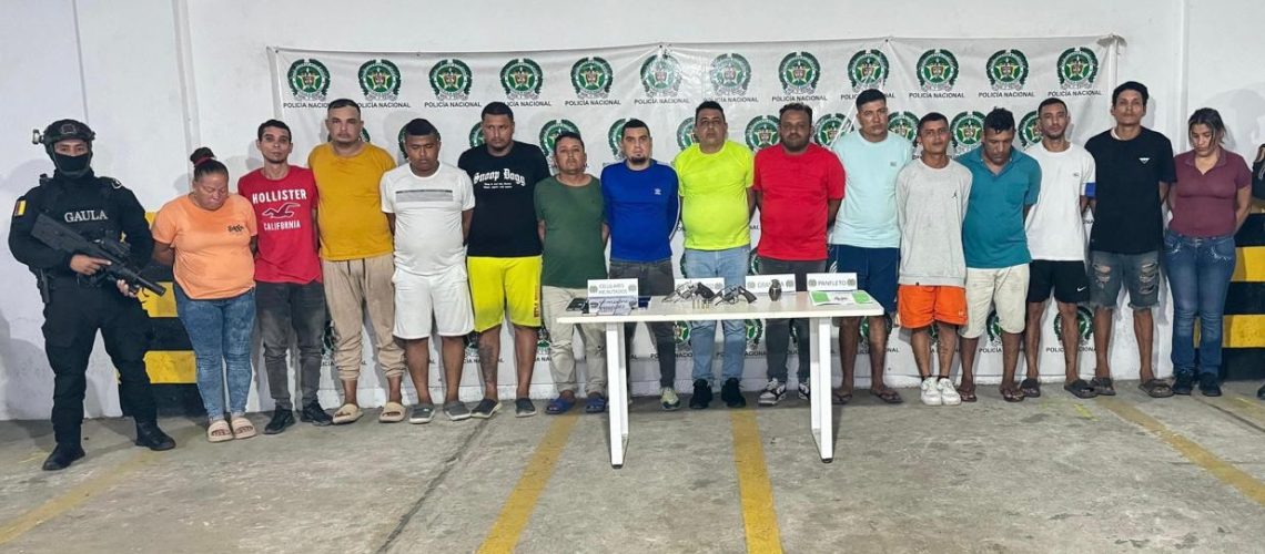 Capturados Clan del Golfo Barranquilla Puerto Colombia