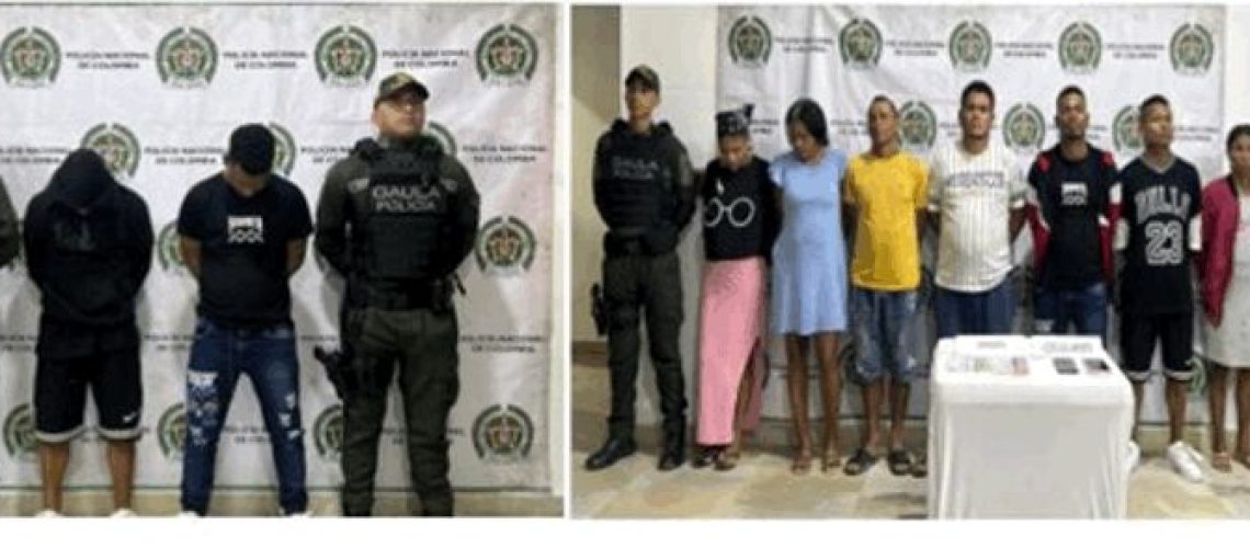 Capturados Clan del Golfo Ciénaga y Bogotá